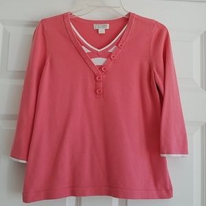 Christopher & Banks 3/4 sleeve sweater